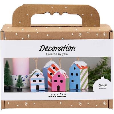 Creativ Company mini set hobby decorazione, case, colorato, 1 scatola