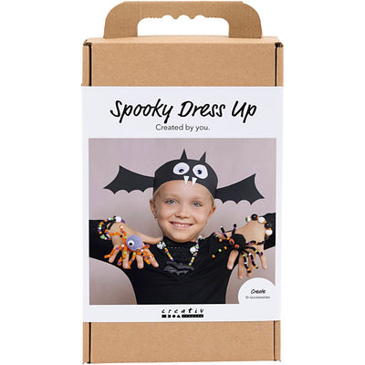 Creativ company hobby set accesorios, disfraces y joyas espeluznantes, colores de halloween, 1 caja
