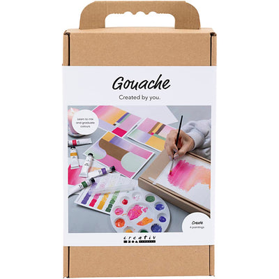 Set hobby Creativ Company tempera, quadri, vari colori, 1 scatola