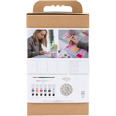 Set hobby Creativ Company tempera, quadri, vari colori, 1 scatola