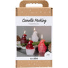 Set hobby Creative Company per realizzare candele, Babbo Natale, trasparente opaco, rosso, 1 scatola
