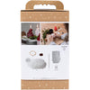 Set hobby Creative Company per realizzare candele, Babbo Natale, trasparente opaco, rosso, 1 scatola