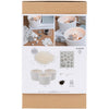 Set hobby Creative Company per realizzare candele, rosa, beige, bianco, crema, 1 scatola