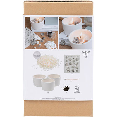 Set hobby Creative Company per realizzare candele, rosa, beige, bianco, crema, 1 scatola