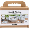 Creativ Company Mini Hobby Set Fabricación de velas, conchas, gris, blanquecino, 1 caja