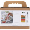 Mini set hobby ricamo Creativ Company, quadri con ricami, vari colori, 1 scatola