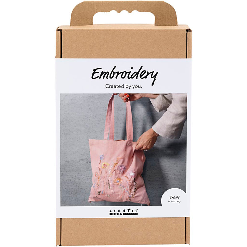 Set hobby ricamo Creative Company, borsa per il trasporto, rosa chiaro, 1 scatola