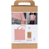 Set hobby ricamo Creative Company, borsa per il trasporto, rosa chiaro, 1 scatola