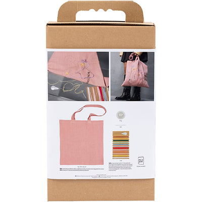 Set hobby ricamo Creative Company, borsa per il trasporto, rosa chiaro, 1 scatola