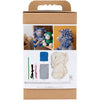 Set hobby Creativ Company amigurumi, leone, blu navy, grigio chiaro, 1 scatola