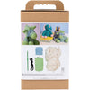 Set hobby Creativ Company amigurumi, zebra, azzurro, verde chiaro, 1 scatola