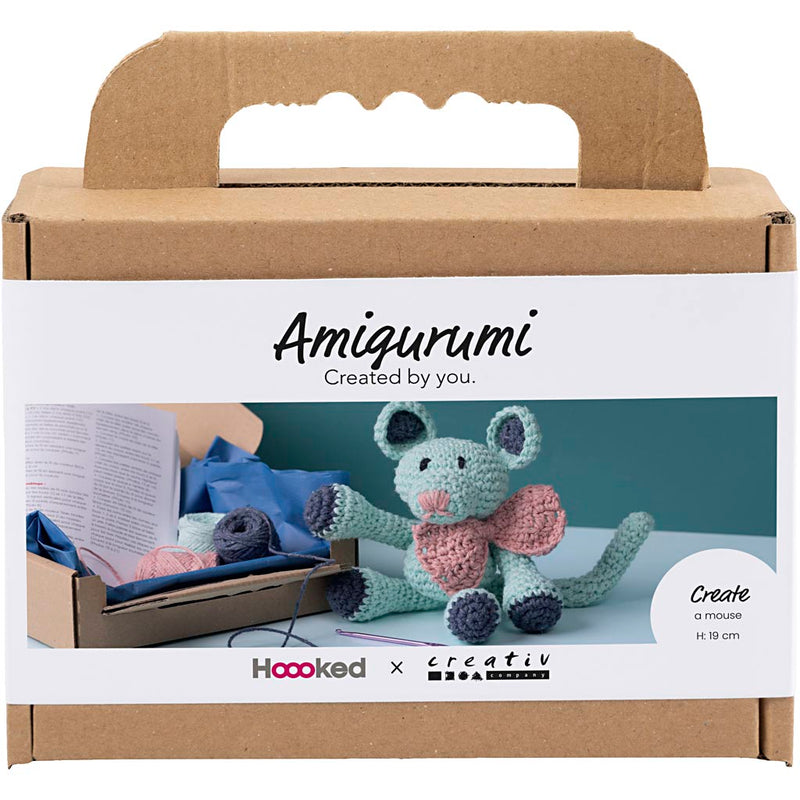 Set hobby Creativ Company amigurumi, topo, menta, 1 scatola