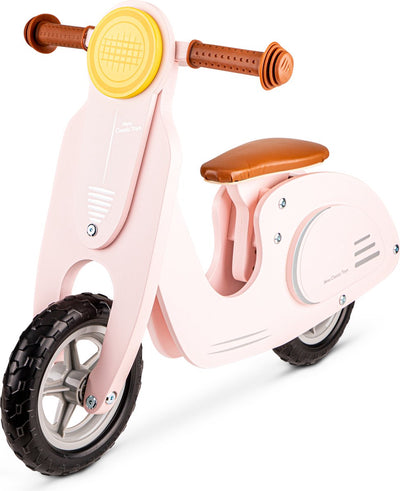 New Classic Toys® wooden balance bike - scooter - pink - seat height 33 centimeters