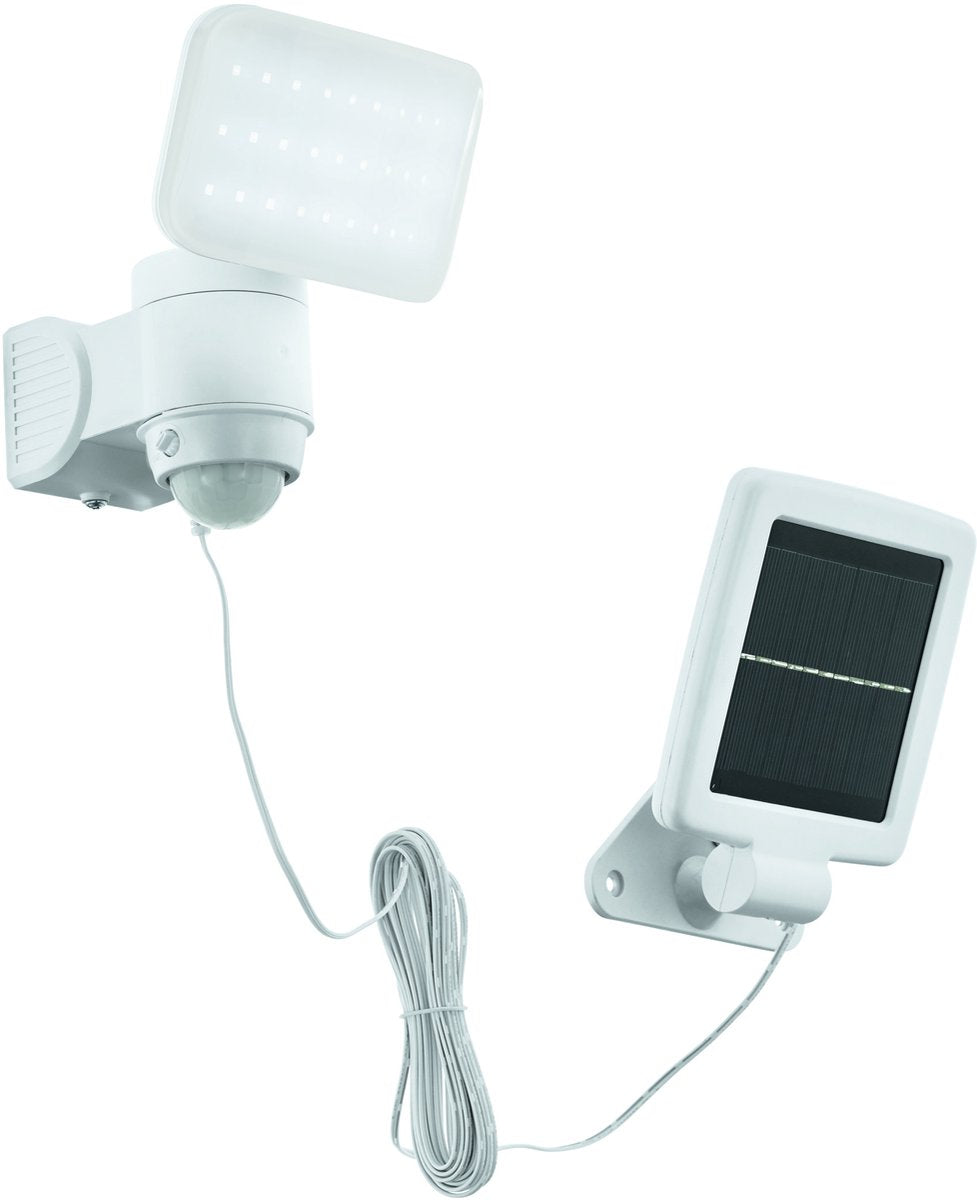 Eglo buiten-led-solar-wandlamp met sensor wit 'casabas'