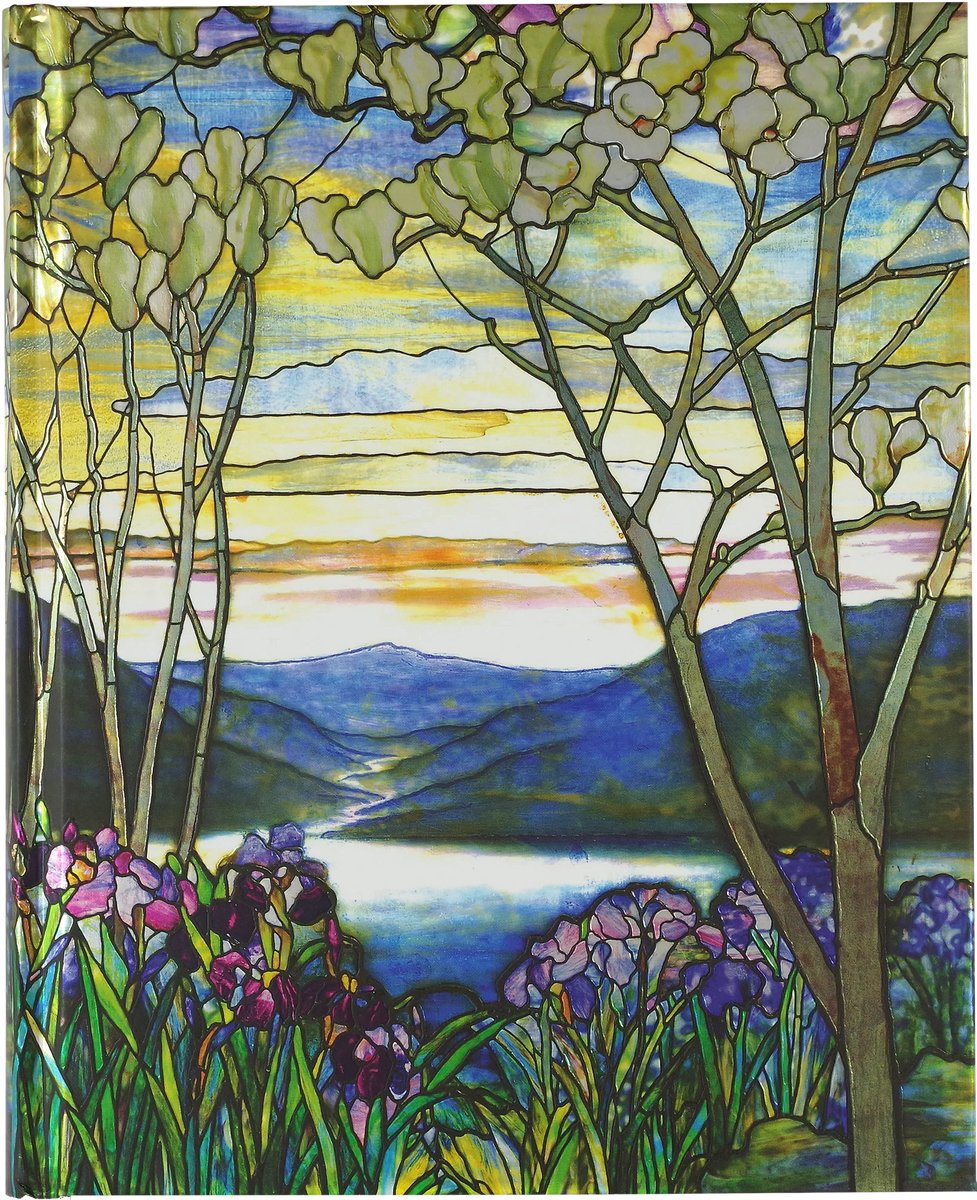 Cuaderno extragrande Peter Pauper - ventana Tiffany - 18x23 cm