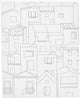 Creativ company lienzo para pintar con impresión, ciudad, d: 1,6 cm, medidas 24x30 cm, 360 gr, 1 pieza