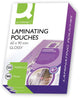 Q-connect laminating pouch 2x 125 micron 60x90mm 100 pieces