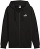 Puma ess n. 1 maglione da uomo con cappuccio e zip intera con logo - nero