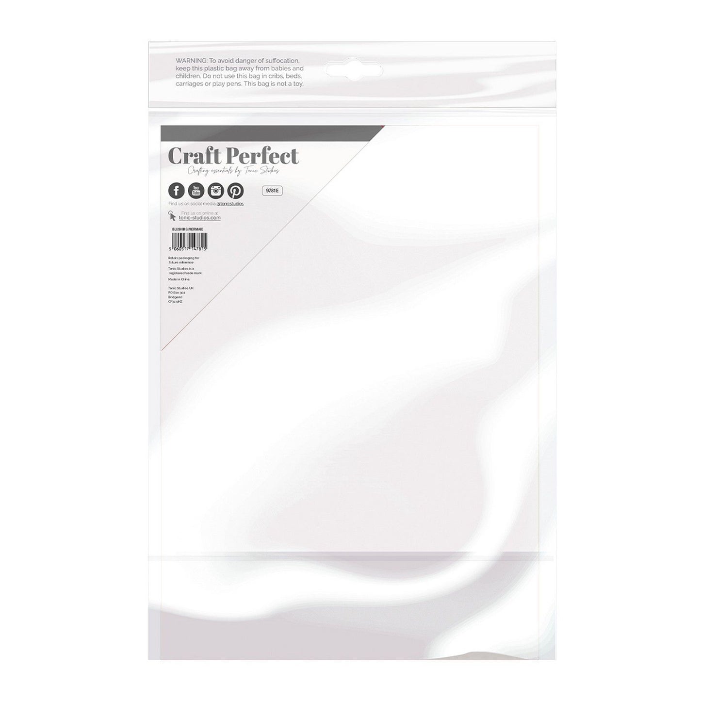Craft Perfect di Tonic Studios Craft Perfect • cartoncino specchiante iridescente 250g angel fire 5pz