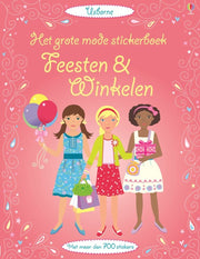Grote mode stickerboek: feesten en winke - afbeelding 1