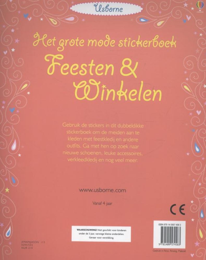 Grandi feste di libro di adesivi di moda per lo shopping (700 adesivi)