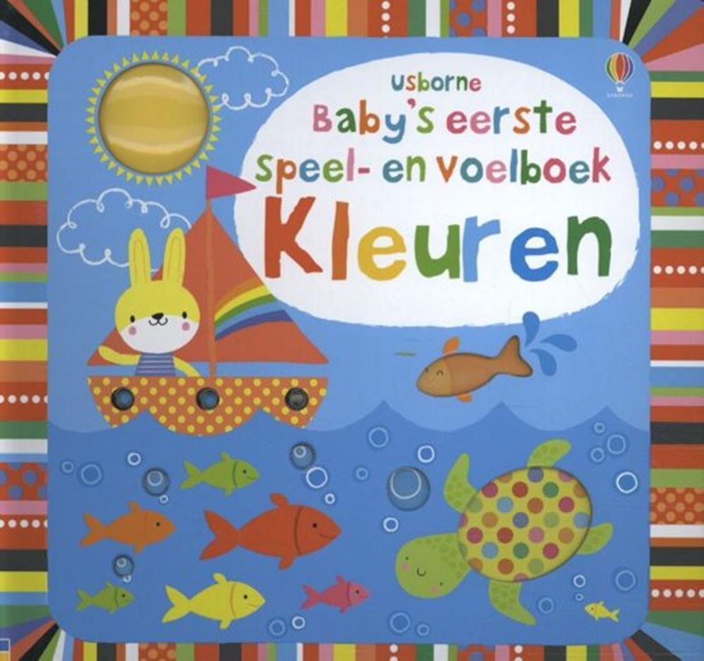 El primer libro para jugar y sentir del bebé: colorear