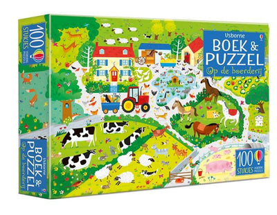 Usborne op de boerderij boek puzzel