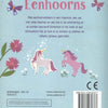 Libro centrale con il primo libro di adesivi con unicorni
