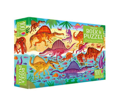 Libro e puzzle dei dinosauri