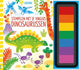 Estampando con los dedos - dinosaurios