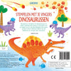 Estampando con los dedos - dinosaurios