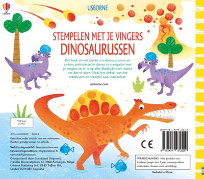 Stamping con le dita - Dinosauri