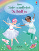 Pegatina y libro para vestir hadas del ballet.