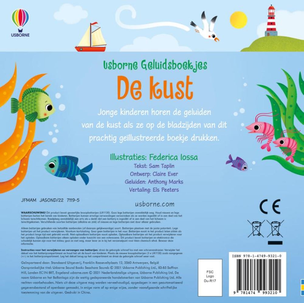 Libro sonoro la costa. 1+