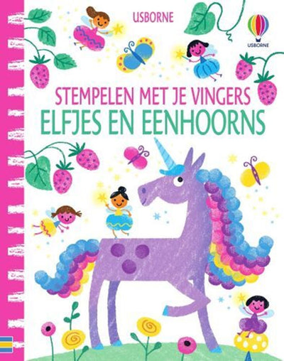 Stamping con le dita - Elfi e unicorni