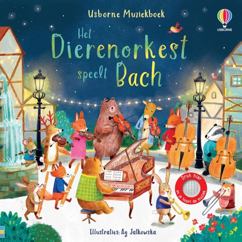 Libro de sonidos de Bach toca orquesta de animales.