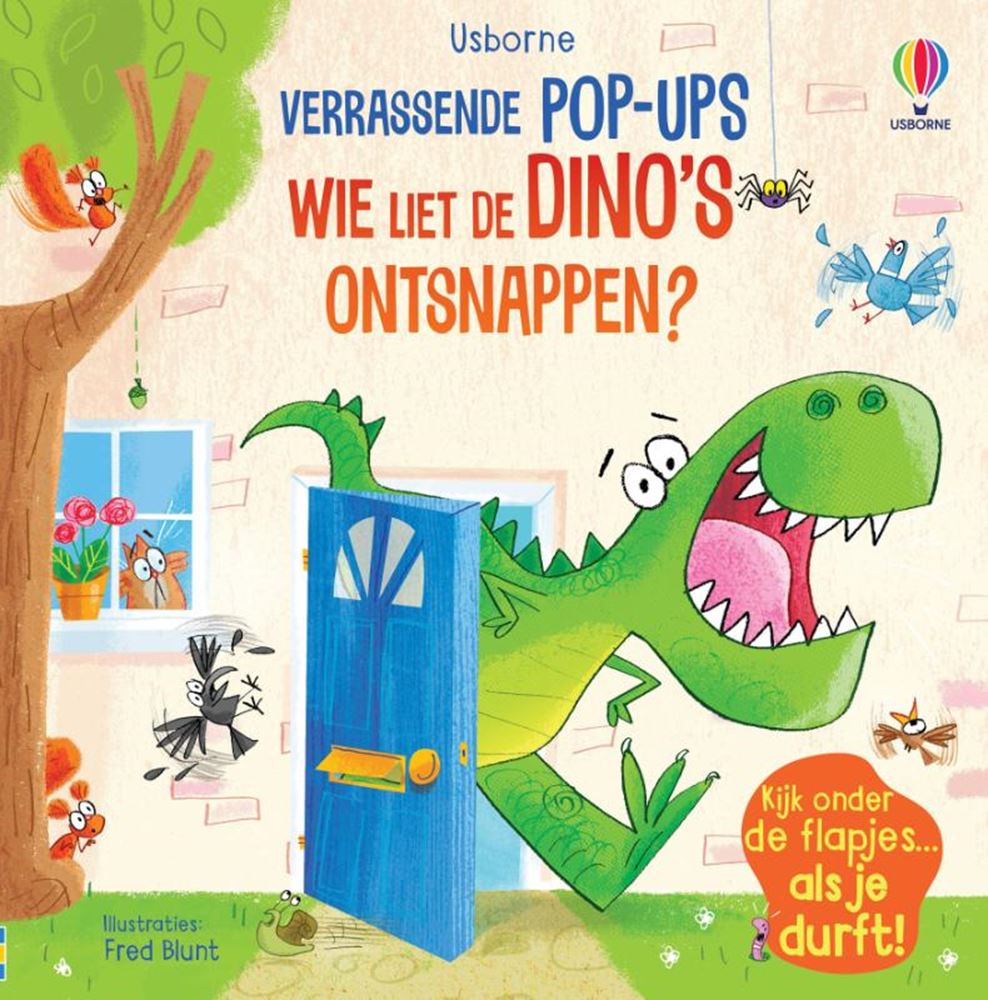 ¿Quién dejó escapar de los Dinos? Libro emergente