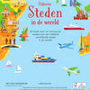 Libro con rompecabezas, ciudades del mundo. 5+