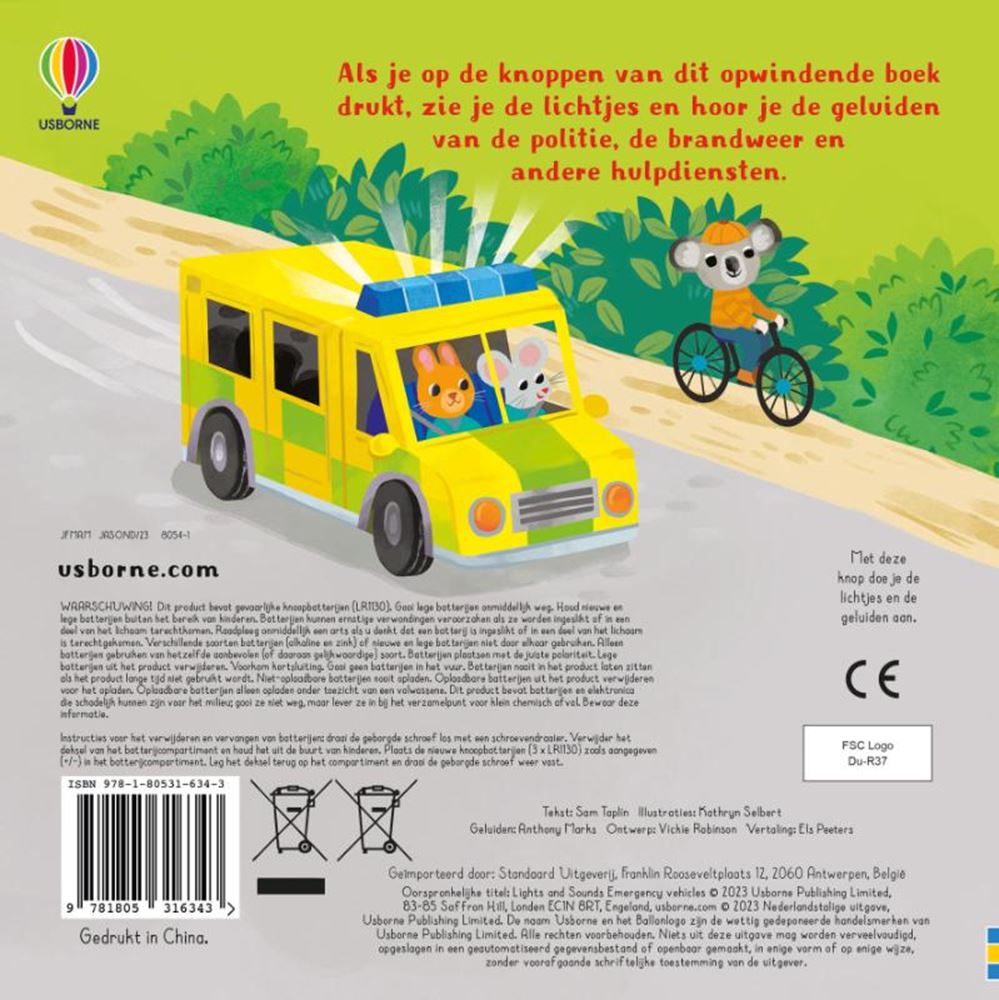 Libro de sonidos de servicios de emergencia 1+