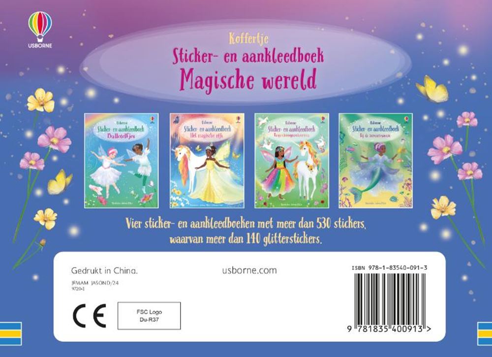 Mundo mágico. libro de pegatinas. 5+