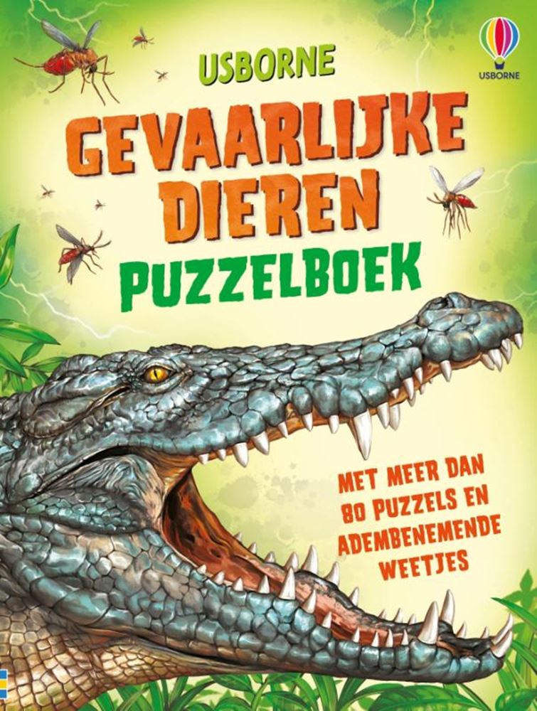 Libro de rompecabezas: animales peligrosos. 7+