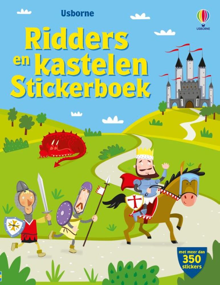 Libro de pegatinas: caballeros y castillos. 4+