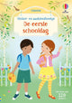 Libro de pegatinas: el primer día de clases 3+