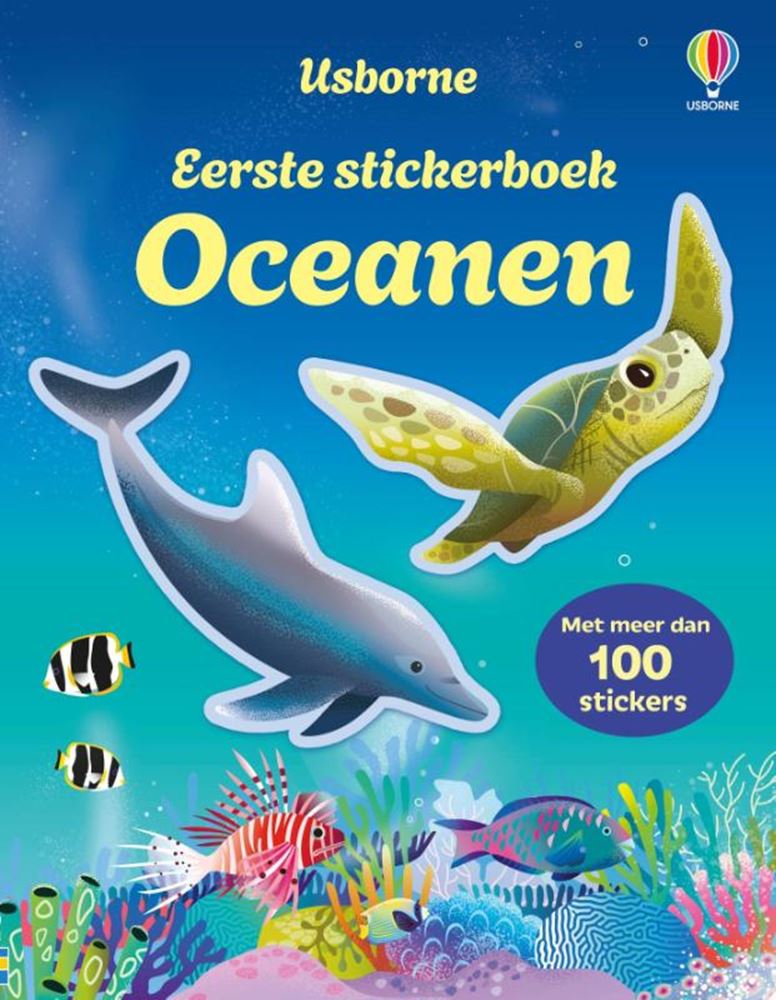 Libro di adesivi: oceani. 3+
