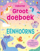 Libro de actividades grande unicornios 4+