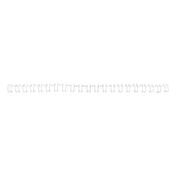 Carrier binding spines wirebind 21 gbc metal 6mm white 45 sheets