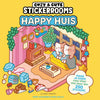 Acogedor libro de pegatinas Happy House -