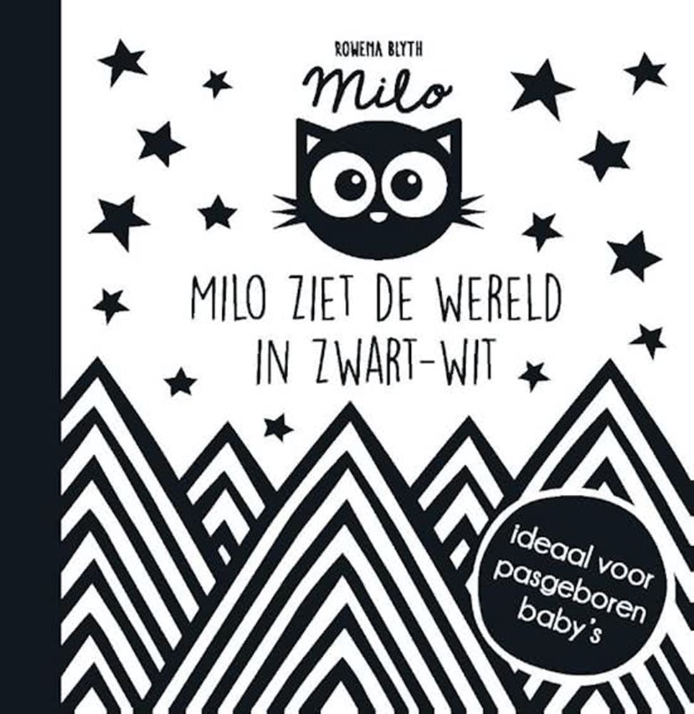 Milo ve el mundo en blanco y negro (cartón