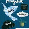 Magritte: bombetta nuvola di uccelli (pb). 8+