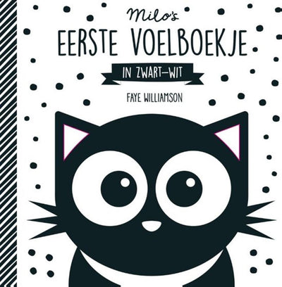 El primer folleto táctil de Milo de la editorial WPG en blanco y negro